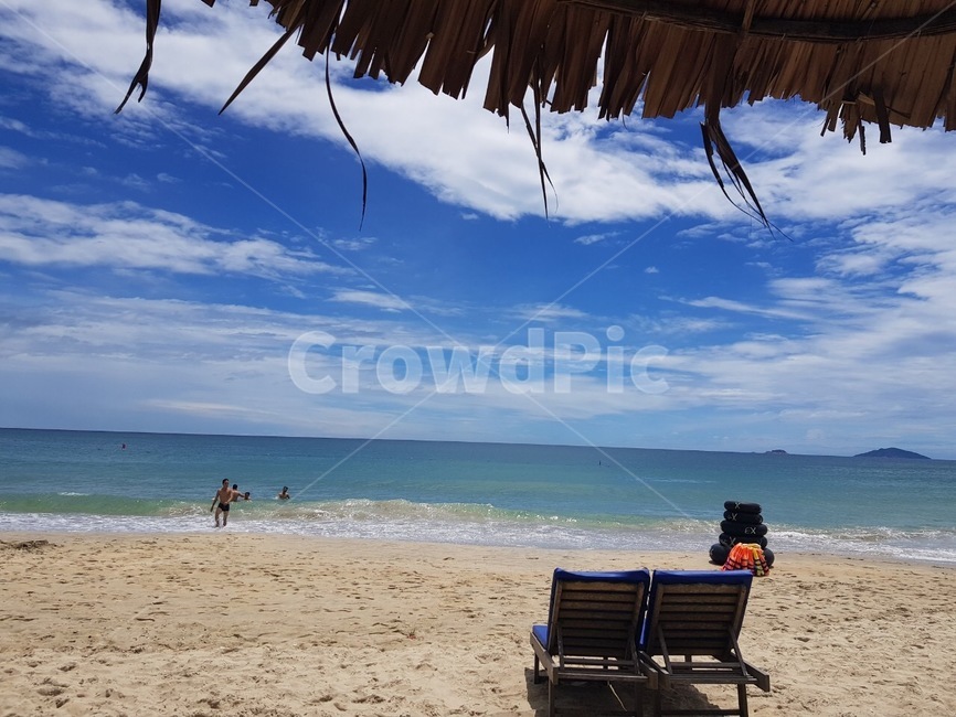 바다,자연,비치,힐링,물,썬베드,ocean,nature,sea,sunbed,water,sky,healing,안방비치,베트남,호이안,vietnam,beach,해변,바다,beach,sea