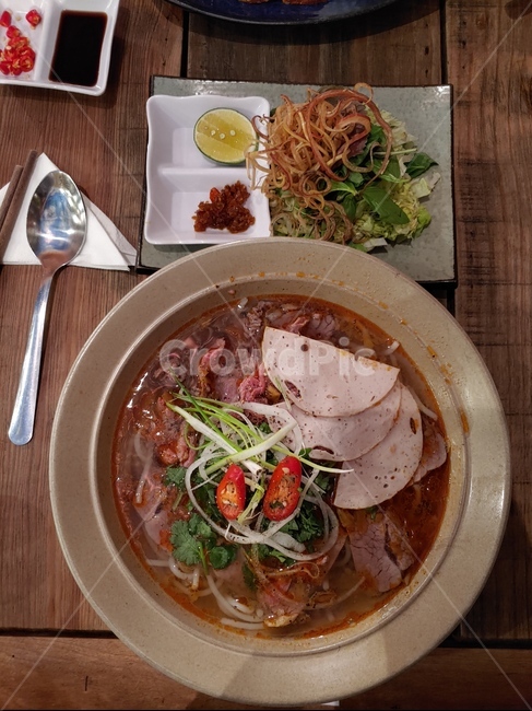spoon,숟가락,food,noodle,국수,dish,요리,meal,식사,음식,bunbohue,분보후에,쌀국수,ricenoodle,vietnamesefood,베트남음식,베트남,vietnam