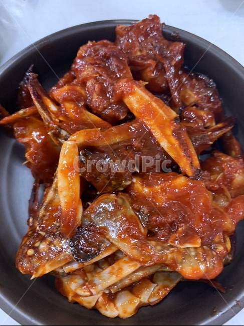 양념게장,간장게장,밥도둑,공기밥,양념,음식,식재료,요리,food,cook,meal,dishes,food reserves