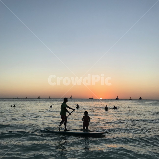 바다,노을,패들보트,배,여유,sunset,summer,sea,beach,boat,free,kotakinabalu,말레이시아,코타키나발루