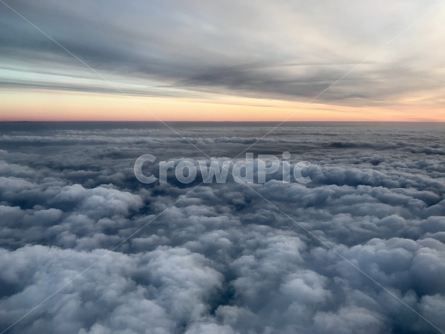 sky,구름,하늘,cloud,비행기,구름위,노을