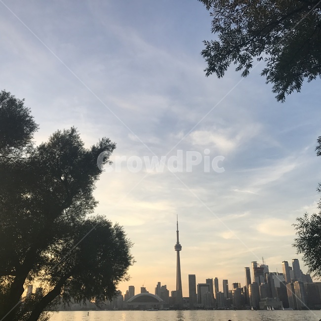 토론토,캐나다,야경,노을,외국,sunset,cityview,toronto,canada,peaceful,cntower,niceview,torontoisland