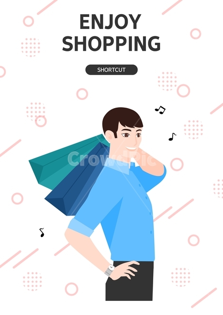 쇼핑백,시계,남자,쇼핑,이벤트,팝업,배너,축제,행사,festival,carnival,event,쇼핑,shopping,그래픽,일러스트레이션,graphic,illustration