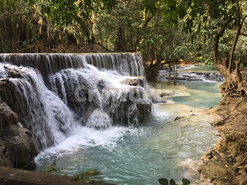 계곡,동남아,꽝시폭포,자연,숲,자연,풍경,nature,landscape,water,물,river,강,outdoors,옥외,waterfall,폭포