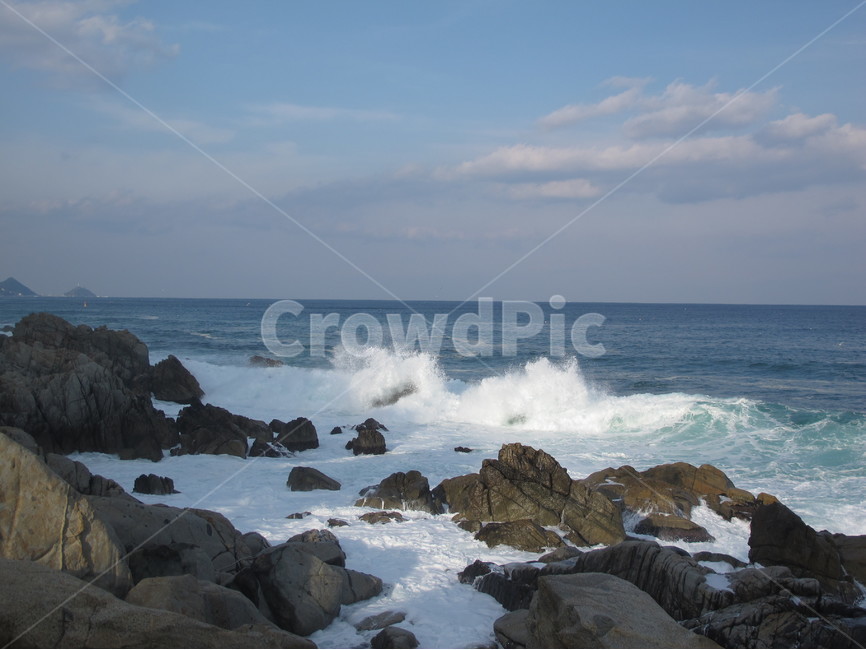바다,파도,해안,하늘,자연,자연,풍경,nature,landscape,outdoors,옥외,ocean,대양,water,물,sea,promontory,곶