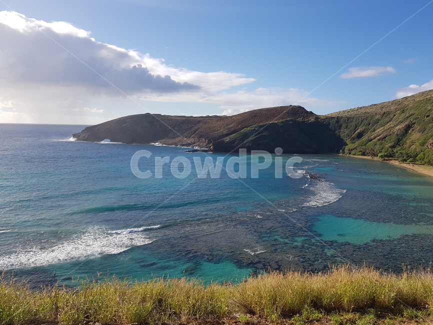 hawaii sea,ocean,Hawaii,Hanauma Bay,Snorkeling place
