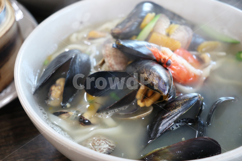 조개,칼국수,해물칼국수,음식,국수,홍합,새우,음식,식재료,요리,food,cook,meal,dishes,food reserves