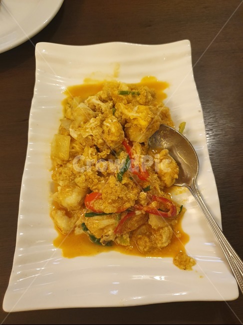 커리,카레,게요리,뿌빳뽕커리,아시안푸드,아시안음식,음식,dish,food,요리,태국음식,태국요리