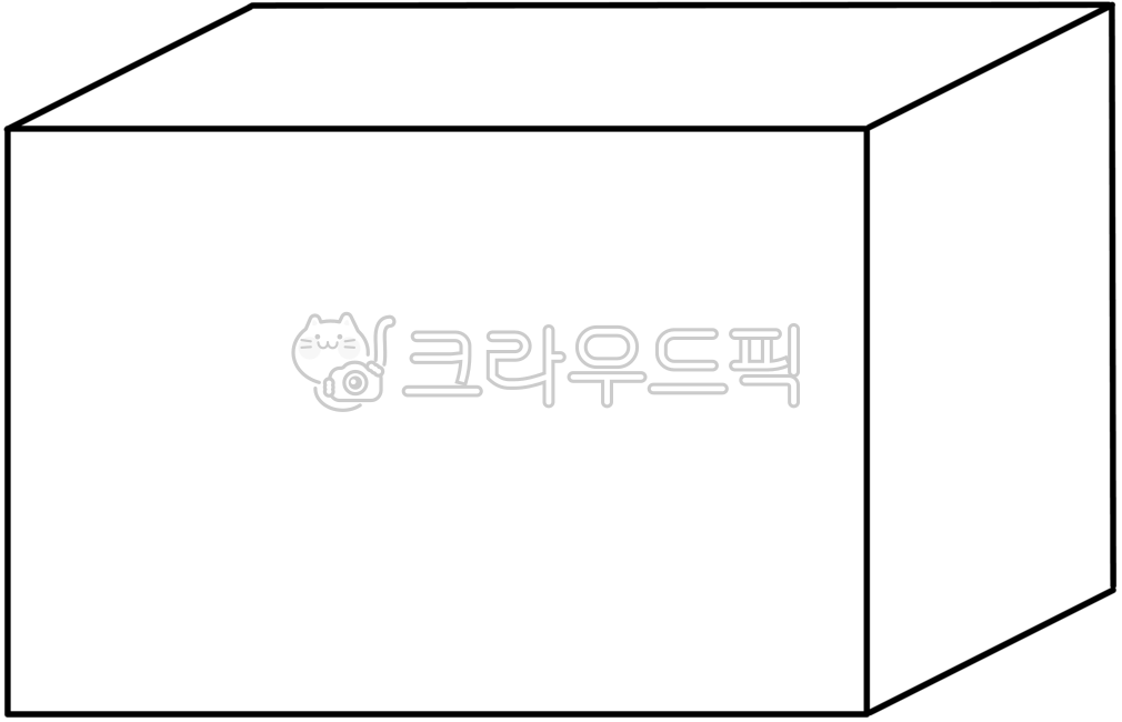 직육면체,도형,상자,박스,네모,box,그림