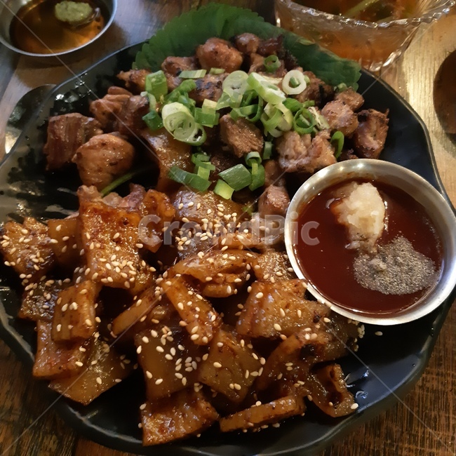안주,껍데기,뒷고기,육류,한국음식,한국안주,food
