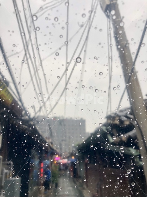 익선동,비,빗방울,우산,한옥,비,비오는날,rain,rainy