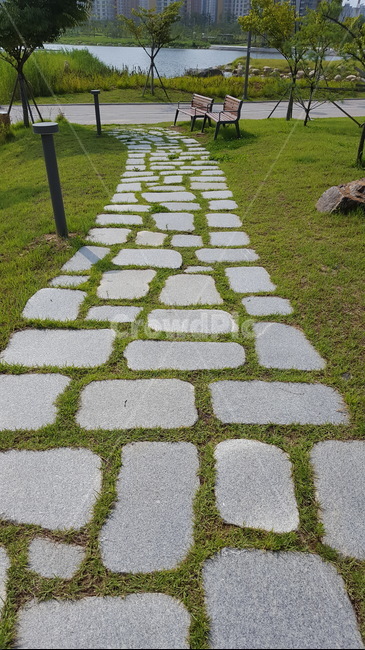 배경,공원,돌바닥,산책로,산책길