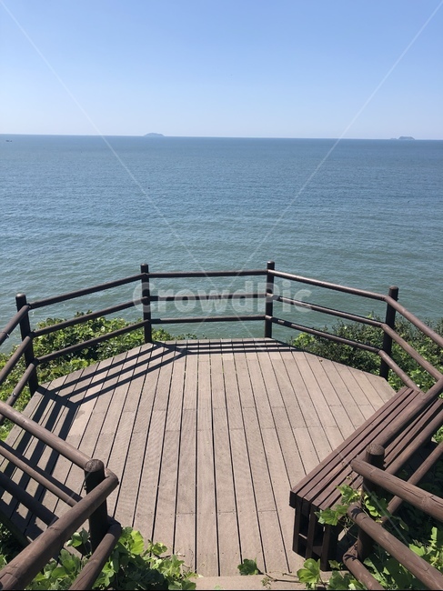 안면도,태안,캠핑,캠핑데크,자연,바다,자연,풍경,nature,landscape,railing,난간,handrail,banister