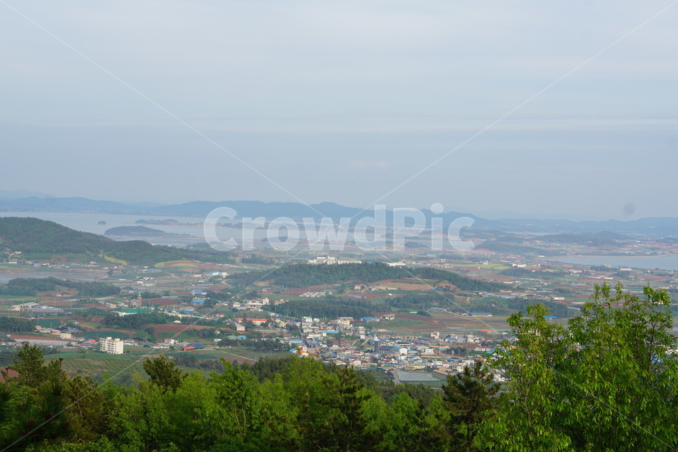 산,마을,풍경,나무,하늘,자연,자연,풍경,nature,landscape,outdoors,옥외,경치,scenery,aerial view,조감도