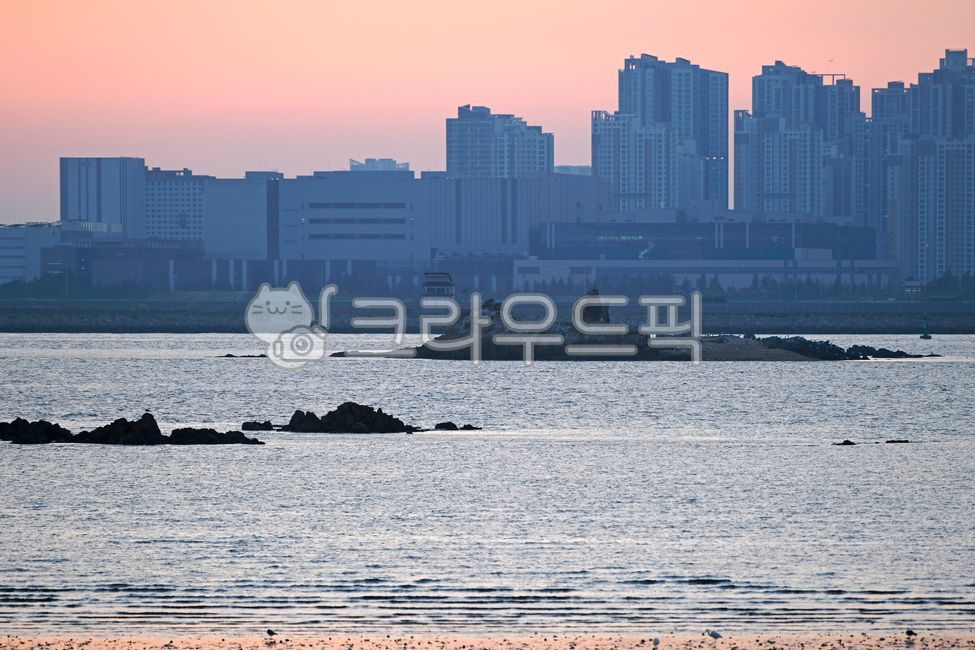 송도신도시,옥귀도,오이도,해변,시흥오이도,일몰,석양,바다