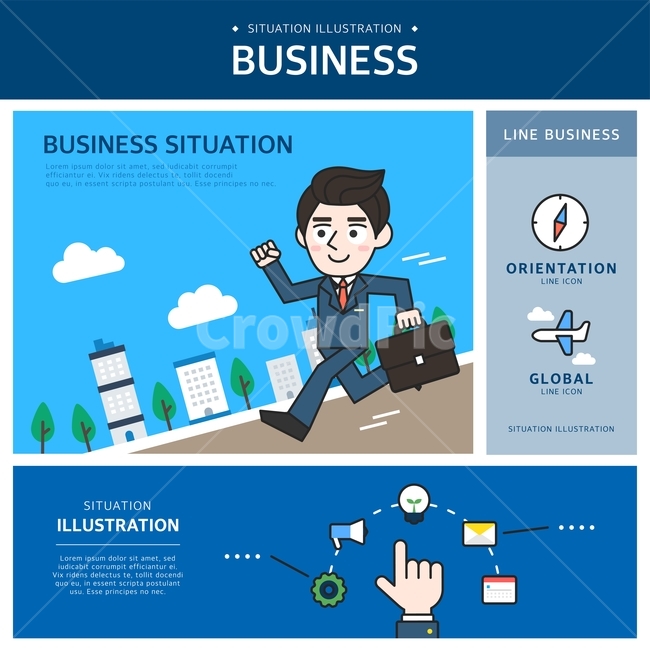 회사원,비행기,나침반,비즈니스,아이콘,플랫디자인,일러스트,산업,industry,industrial,비즈니스,사업,business,service,work,그래픽,일러스트레이션,graphic,illustration