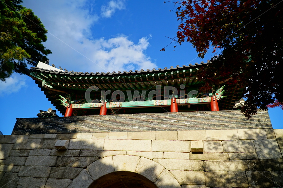 숙정문,한양도성,성문,성곽,한국,한국전통,문화재,유적,유적지,korea,서울,seoul,culturalassets,culturaltreasure,culturalproperties,성벽,캐슬,castle,한옥,전통,기와,가을,풍경,10월,autumn,fall,landscape,october,숙청문,하늘,구름,나무,건축,전통건물,건물,목조,목조건물,한국문화,전통문화,한국적인,한국전통,한국문화,korean traditional,korean culture,건축물,건물외관,exterior,building,structure,architecture,construction
