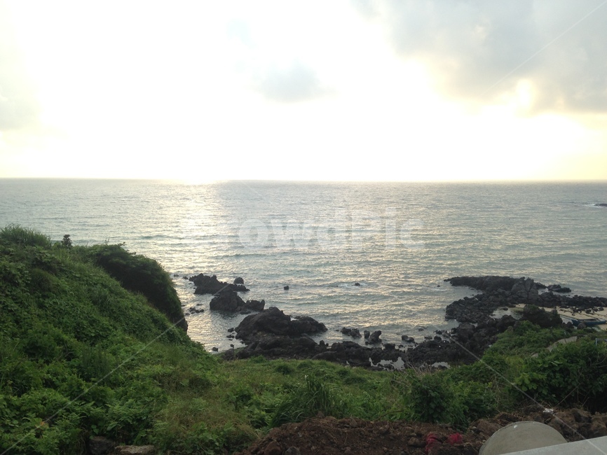 제주도,바닷가,바다,노을,풍경