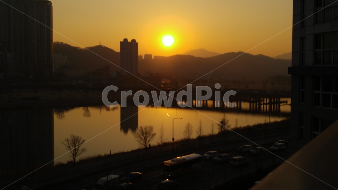 해넘이,도시의석양,도시,풍경,구성,반영,도시,풍경,city,landscape,실루엣,그림자,silhouette,shadow