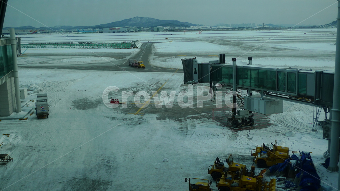 눈,겨울,공항,airport,탑승구,활주로