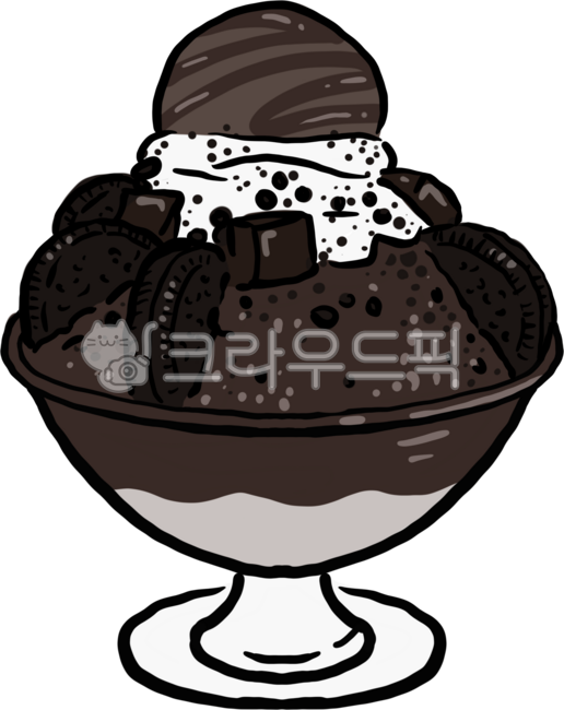 초콜릿빙수,쿠키빙수,초콜릿아이스크림,chocolate,여름,여름음식,빙수,얼음,서늘한,음식,간식,디저트,차가운,전통적인,맛있는,아이스크림,여름간식,시원한,달달한,빙수이미지,여름빙수,빙수메뉴판,빙수일러스트,빙수그림,빙수디저트,food,koreandessert,desert,cold,ice,icedessert