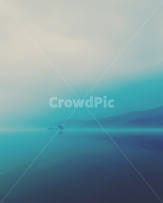 파란색,두물머리,강,안개,여름,오후,자연,풍경,nature,landscape,outdoors,옥외