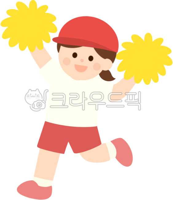 Cheerleading squad,cheering,cheerleader,cheerleader leader,fall sports day,sports day,running,relay race,sports day banner,ball rolling,blue team,white team,school festival,physical education,physical education class,relay,final,sports da