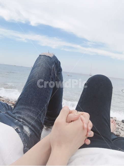 휴식,연인,믿음,여유,사랑,해변,바다,beach,sea,사람,인물,인간,human,person,신체일부,몸,body,연인,커플,사랑,lover,couple,여행,휴가,traveling,vacation,trip