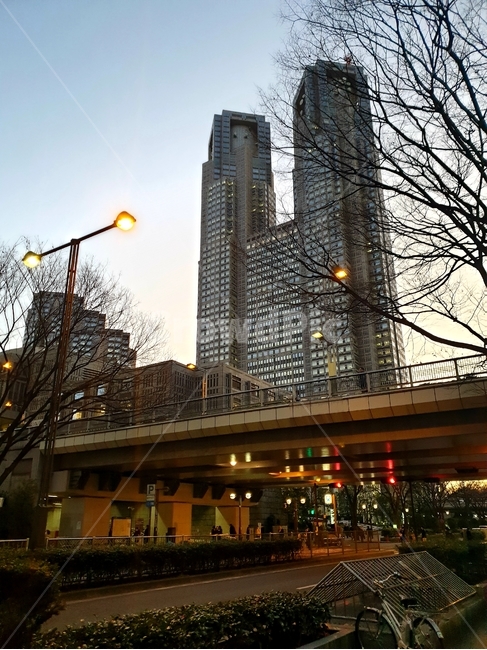 road,도로,건물,경치,scenery,빌딩,초저녁