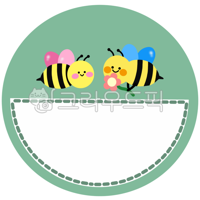 Cute,pretty,circle,circle,spring,flower,insect,bee,honeybee,bug,animal,nature,basic,title,title,bar,text,box,box,title,name tag,name tag,border,frame,label,index,illustration,daku,diary resource,diary decoration,design,stick