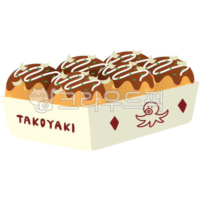 음식,간식,음식일러스트,간식일러스트,일러스트,그림,먹는것,요리,겨울,겨울간식,먹거리,먹기,길거리,겨울철,따듯한,삽화,타코야키,타코야키그림,타코야키일러스트,일본,일본음식,문어