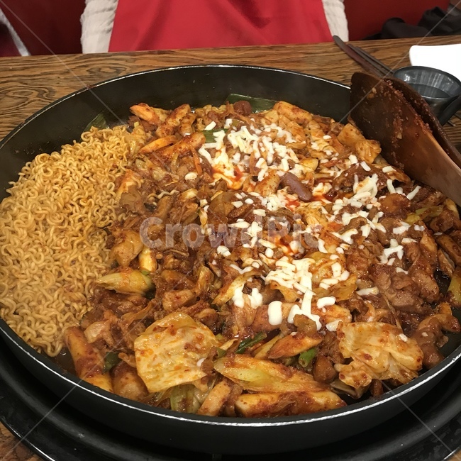 닭볶음탕,라면사리,닭,야식,안주