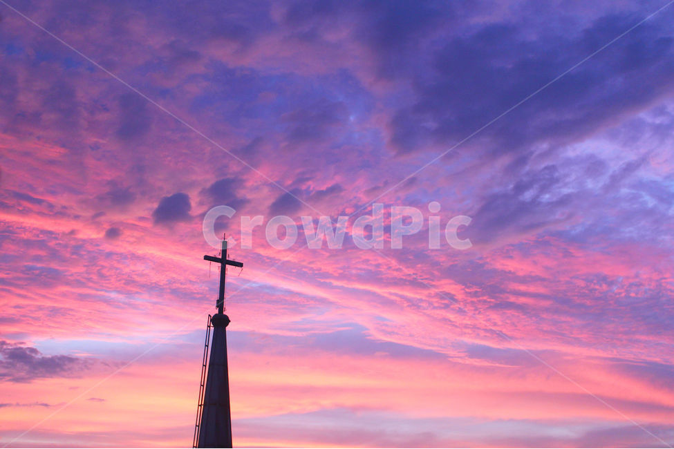감성사진,석양,하늘,자연,구름,색감,색깔,몽환,판타지,하늘색,보라색,분홍색,pink,sky,purple,종교,십자가,기독교,풍경,풍경사진,종교,신앙,religion,belief,faith,색깔,색상,색채,색감,color sense,color sensitivity,feeling of color