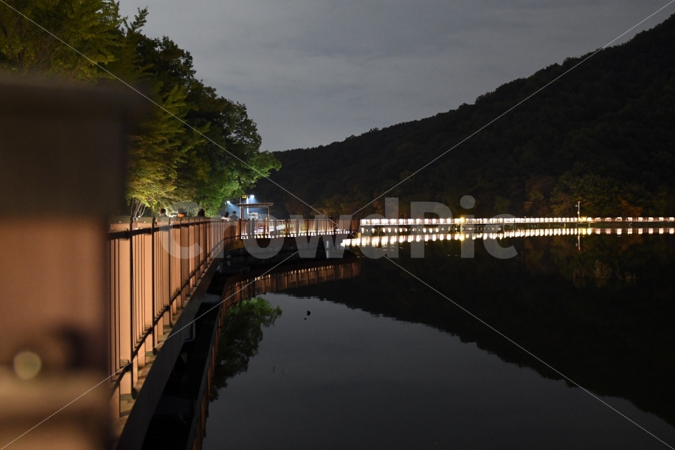 저수지,가을,밤,밤호수,반영,자연,풍경,nature,landscape,야경,밤,nightscape,night,building,건물,water,물,bridge,다리,waterfront,워터 프론트