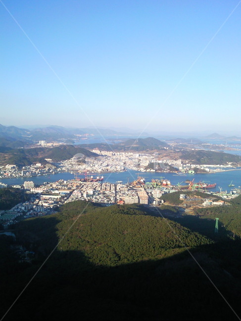 한려해상수도,통영,경남통영,다도해,남해,2009년,미륵산,미륵산전경
