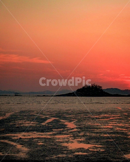scenery,풍경,바다,sea,sunset,자연,풍경,nature,landscape,해변,바다,beach,sea,outdoors,옥외,sky,하늘,red sky,붉은 하늘,dusk,황혼,dawn,새벽,일몰