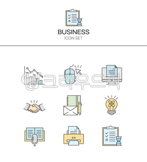 handshake,mail,mike,idea,document,icon,employee,presentation,mouse,computer,paper,icon set,hourglass,vector,company,writing instrument,business,bulb,printer,monitor,clock,Presentation,click,graph,creative,chart