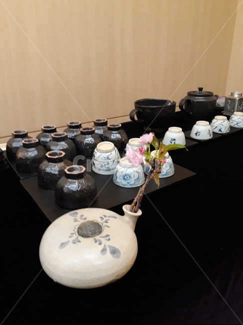 pottery,도기류,미술,art,꽃,vase,꽃꽂이,jar,병장식,찻잔,녹차