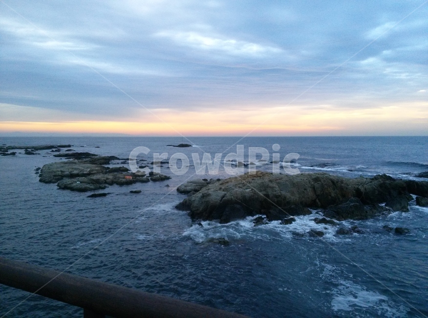 바다,포항,일출,기다림,파도,하늘,구름,자연,풍경,nature,landscape,promontory,곶,handrail,난간,banister