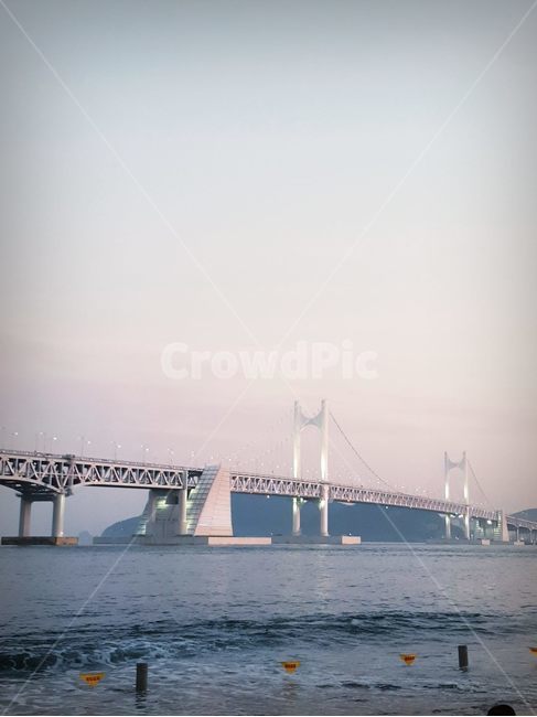 광안대교,sunset,노을,감성,building,건물,bridge,다리