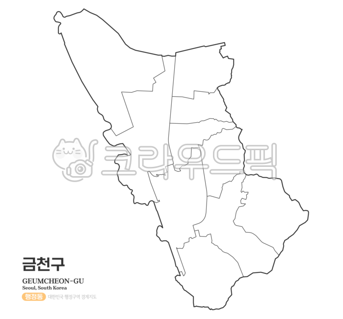 Geumcheon-gu,Geumcheon,map,blank map,Geumcheon map,Geumcheon-gu map,Geumcheon-gu administrative district,Seoul Metropolitan City,Seoul,Seoul City,administrative district,administrative region,administrative dong,administration,region,map of