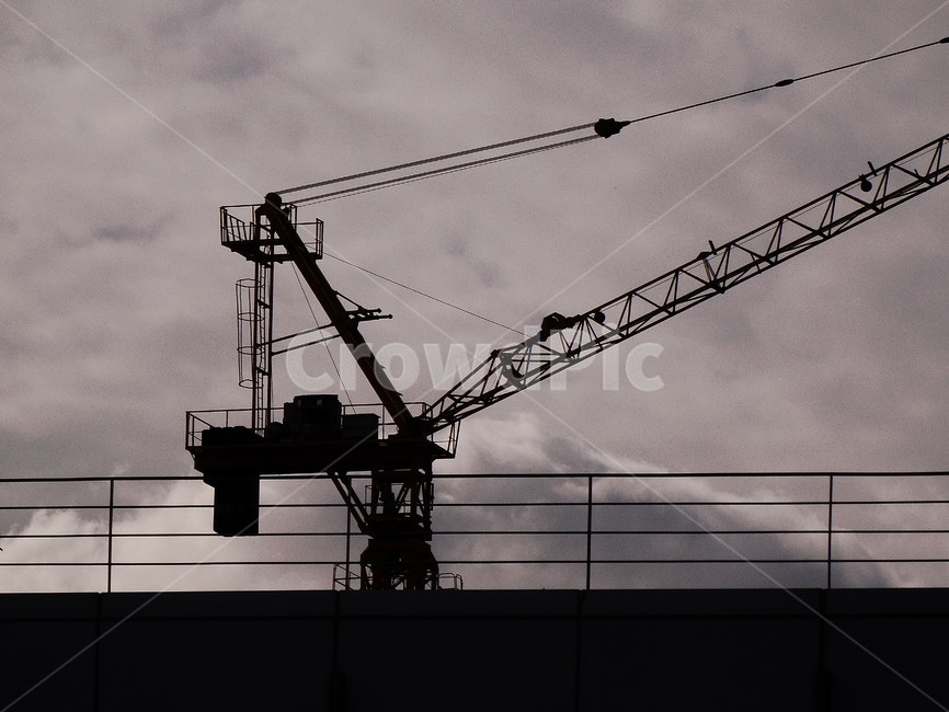 constructioncrane,건설크레인,실루엣,건설,토목,공사,기중기,중장비,산업,industry,industrial,건설업,건축업,construction industry