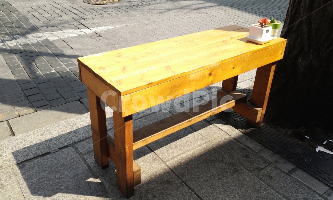 나무,테이블,노란,탁자,받침