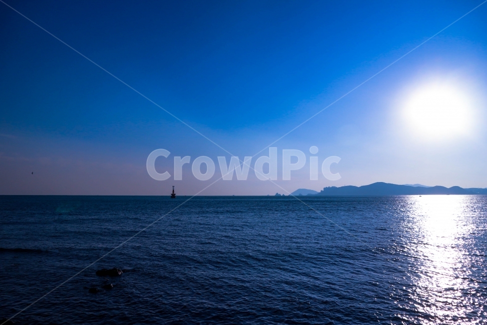 바다,해운대,부산,노을,blue,sea,sunset,자연,풍경,nature,landscape,한국자연풍경,한국자연경관,korea nature landscape,outdoors,옥외,flare,플레어,light,빛