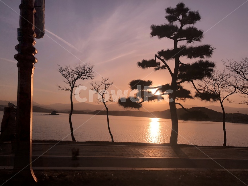 저녁노을,석양,아련한,아름다운,여유로운