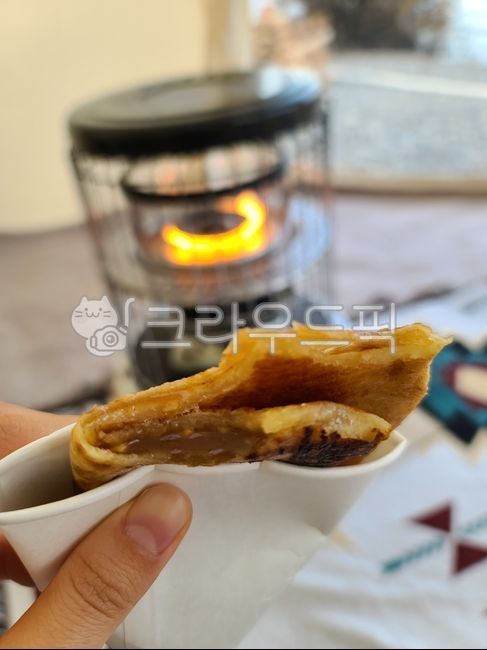 호떡,난로,캠핑,텐트,꿀호떡,겨울