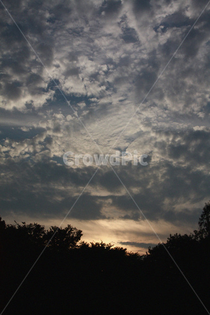 노을,자연,하늘,일물,구름,cloud,자연,풍경,nature,landscape,weather,날씨,outdoors,옥외,cumulus,적운,sky