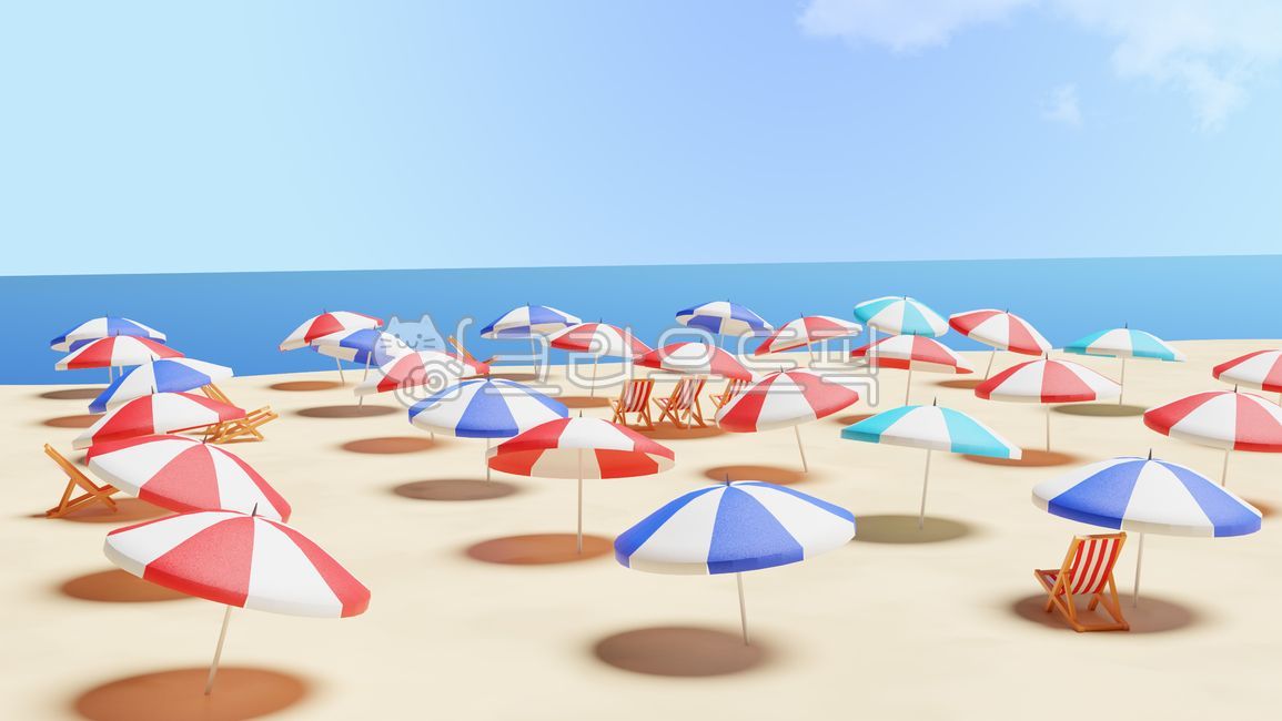 heat,blue sky,parasol,shadow,beach chair,bluesky,hot,holiday,summer,sea,cloud,3d,Beach,vacation,resort,leisure,sky,Vacation,umbrella,chair,relax,relaxation,shore,3dillustration,summer resort,tropical,coast,sand,vacation destination,ocean,blue,summer vacat