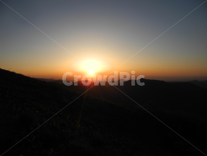 지리산,아침,시작,자연,등산