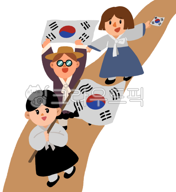 한국,대한민국,문화,광복절,태극기,해방,해방의날,역사,역사적,일제,일제강점기,한복,국기,국가,애국심,소녀,남자